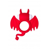 Красное эрекционное кольцо на пенис JOS COCKY DEVIL - JOS - в Костроме купить с доставкой