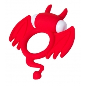 Красное эрекционное кольцо на пенис JOS COCKY DEVIL - JOS - в Костроме купить с доставкой