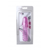 Розовая насадка с нежными шипами - 13,5 см. - Toyfa Basic - в Костроме купить с доставкой