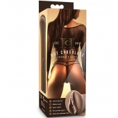 Коричневый мастубратор-вагина Nicole s Kitty - Blush Novelties - в Костроме купить с доставкой