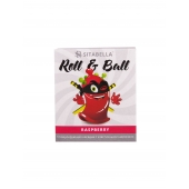 Стимулирующий презерватив-насадка Roll   Ball Raspberry - Sitabella - купить с доставкой в Костроме
