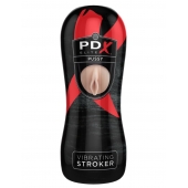 Мастурбатор-вагина Vibrating Pussy Stroker с вибрацией - Pipedream - в Костроме купить с доставкой