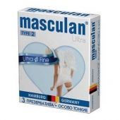 Ультратонкие презервативы Masculan Ultra Fine с обильной смазкой - 3 шт. - Masculan - купить с доставкой в Костроме