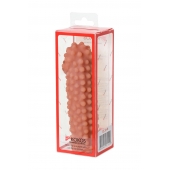 Телесная насадка на фаллос с бугорками KOKOS Extreme Sleeve 10 - 15,8 см. - KOKOS - в Костроме купить с доставкой