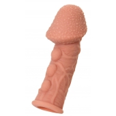 Насадка на фаллос с пузыриками, венками и ребристостью KOKOS Extreme Sleeve 09 - 12,7 см. - KOKOS - в Костроме купить с доставкой