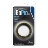 Черно-желтое силиконовое эрекционное кольцо Silicone Go Pro Cock Ring - Blush Novelties - в Костроме купить с доставкой