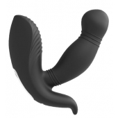 Черный вибромассажер простаты PROSTATE HERO - Dream Toys - в Костроме купить с доставкой