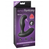 Черный массажер простаты Electro Stim Prostate Vibe с электростимуляцией - 13,3 см. - Pipedream - купить с доставкой в Костроме