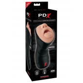 Мастурбатор-ротик Deep Throat Vibrating Stroker - Pipedream - в Костроме купить с доставкой