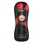 Мастурбатор-ротик Vibrating Oral Stroker - Pipedream - в Костроме купить с доставкой