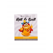 Стимулирующий презерватив-насадка Roll   Ball Banana - Sitabella - купить с доставкой в Костроме