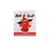 Стимулирующий презерватив-насадка Roll   Ball Cherry - Sitabella - купить с доставкой в Костроме