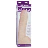 Огромная насадка-реалистик Vac-U-Lock Realistic Hung - 31,7 см. - Doc Johnson - купить с доставкой в Костроме