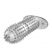 Закрытая прозрачная насадка Crystal sleeve - 12 см. - Erowoman-Eroman - в Костроме купить с доставкой