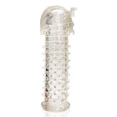 Закрытая прозрачная насадка на пенис Crystal Sleeve Faraon - 13,5 см. - Erowoman-Eroman - в Костроме купить с доставкой