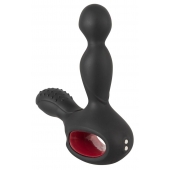 Черный вибромассажер простаты с нагревом и ротацией Prostate Plug - 14,5 см. - Orion - в Костроме купить с доставкой