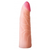 Фаллическая насадка на трусики харнесс - 17,5 см. - LOVETOY (А-Полимер) - купить с доставкой в Костроме
