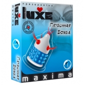 Презерватив LUXE Maxima  Глубинная бомба  - 1 шт. - Luxe - купить с доставкой в Костроме