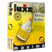 Презерватив LUXE Maxima  Желтый дьявол  - 1 шт. - Luxe - купить с доставкой в Костроме