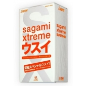 Ультратонкие презервативы Sagami Xtreme SUPERTHIN - 15 шт. - Sagami - купить с доставкой в Костроме