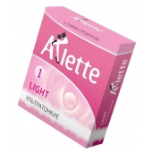 Ультратонкие презервативы Arlette Light - 3 шт. - Arlette - купить с доставкой в Костроме