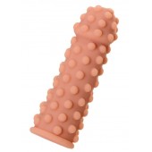 Телесная реалистичная насадка KOKOS Extreme Sleeve 02 с дополнительной стимуляцией - 12,7 см. - KOKOS - в Костроме купить с доставкой