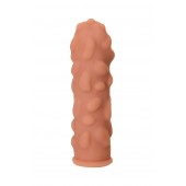Телесная реалистичная насадка KOKOS Extreme Sleeve 11 с дополнительной стимуляцией - 12,7 см. - KOKOS - в Костроме купить с доставкой