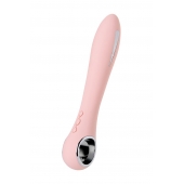 Розовый силиконовый вибратор с электростимуляцией GALVANI VIBE - 21 см. - ToyFa - купить с доставкой в Костроме