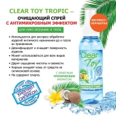 Очищающий спрей для игрушек CLEAR TOY Tropic - 100 мл. - Биоритм - купить с доставкой в Костроме