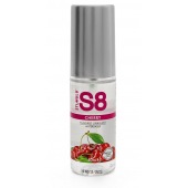 Смазка на водной основе S8 Flavored Lube со вкусом вишни - 50 мл. - Stimul8 - купить с доставкой в Костроме