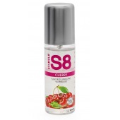 Смазка на водной основе S8 Flavored Lube со вкусом вишни - 125 мл. - Stimul8 - купить с доставкой в Костроме