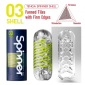 Мастурбатор SPINNER Shell - Tenga - в Костроме купить с доставкой