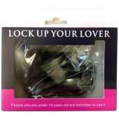 Черные меховые наручники Love с ключиками - Baile - купить с доставкой в Костроме