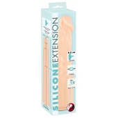 Телесная насадка-удлинитель Silicone Extension - 19 см. - Orion - в Костроме купить с доставкой