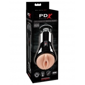 Телесный вибромастурбатор-вагина Cock Compressor Vibrating Stroker - Pipedream - в Костроме купить с доставкой