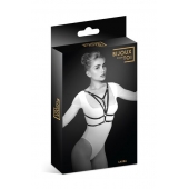 Черная упряжь на грудь Laura - Bijoux Pour Toi - купить с доставкой в Костроме