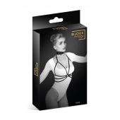 Черная упряжь на грудь Julia - Bijoux Pour Toi - купить с доставкой в Костроме
