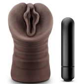 Коричневый мастурбатор-вагина Alexis - Blush Novelties - в Костроме купить с доставкой