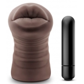 Коричневый мастурбатор-ротик Renee - Blush Novelties - в Костроме купить с доставкой