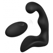 Черный вибромассажер простаты REMOTE BOOTY PLEASER - Dream Toys - в Костроме купить с доставкой