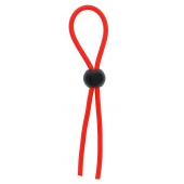 Красное эрекционное лассо с одной бусиной-утяжкой STRETCHY THIN LASSO - Dream Toys - в Костроме купить с доставкой