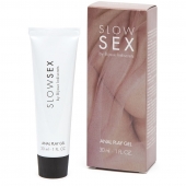 Лубрикант на водной основе Slow Sex Anal Play Gel - 30 мл. - Bijoux Indiscrets - купить с доставкой в Костроме