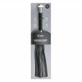 Черная плеть Easytoys Flogger With Metal Grip - 38 см. - Easy toys - купить с доставкой в Костроме
