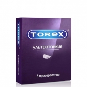 Презервативы Torex  Ультратонкие  - 3 шт. - Torex - купить с доставкой в Костроме