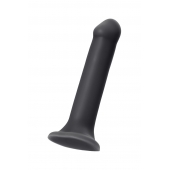 Черный фаллос на присоске Silicone Bendable Dildo XL - 20 см. - Strap-on-me - купить с доставкой в Костроме