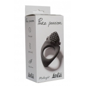 Черное эрекционное виброкольцо Pure Passion Midnight - Lola Games - в Костроме купить с доставкой