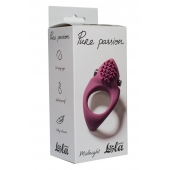 Бордовое эрекционное виброкольцо Pure Passion Midnight - Lola Games - в Костроме купить с доставкой