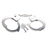 Металлические наручники Beginner s Metal Cuffs - Pipedream - купить с доставкой в Костроме