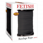 Черная веревка для связывания Bondage Rope - 60,9 м. - Pipedream - купить с доставкой в Костроме