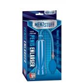 Синяя вакуумная помпа MENZSTUFF PENIS ENLARGER - Dream Toys - в Костроме купить с доставкой